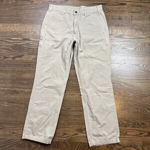 Carhartt Pants Men 38x32 Brown B299 GKH Relaxed Fit Workwear Phone Pocket Canvas